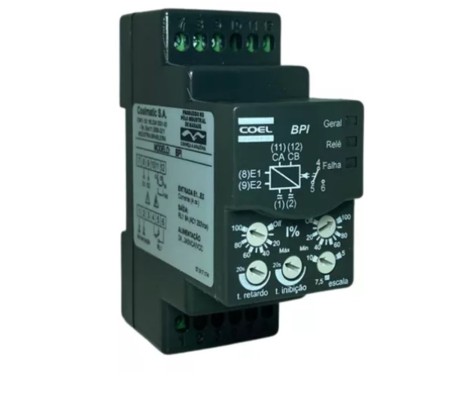 RELE ELETRONICO DIGITAL P/ USO INDUSTRIAL BPI ALIM. 24...240VCA/VCC ALTA - 5.0/7.5/10 AMP. COEL